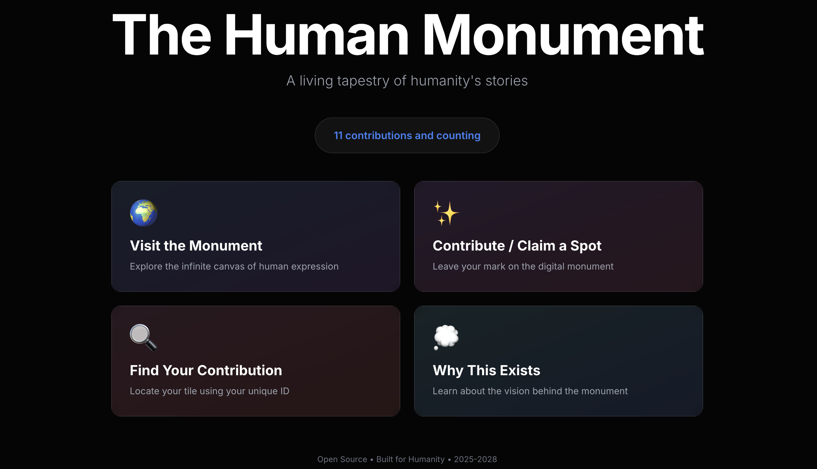 The Human Monument